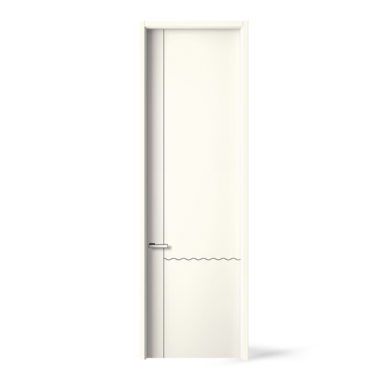 Naka-frame na Sliding Mildew-Proof Melamine Door