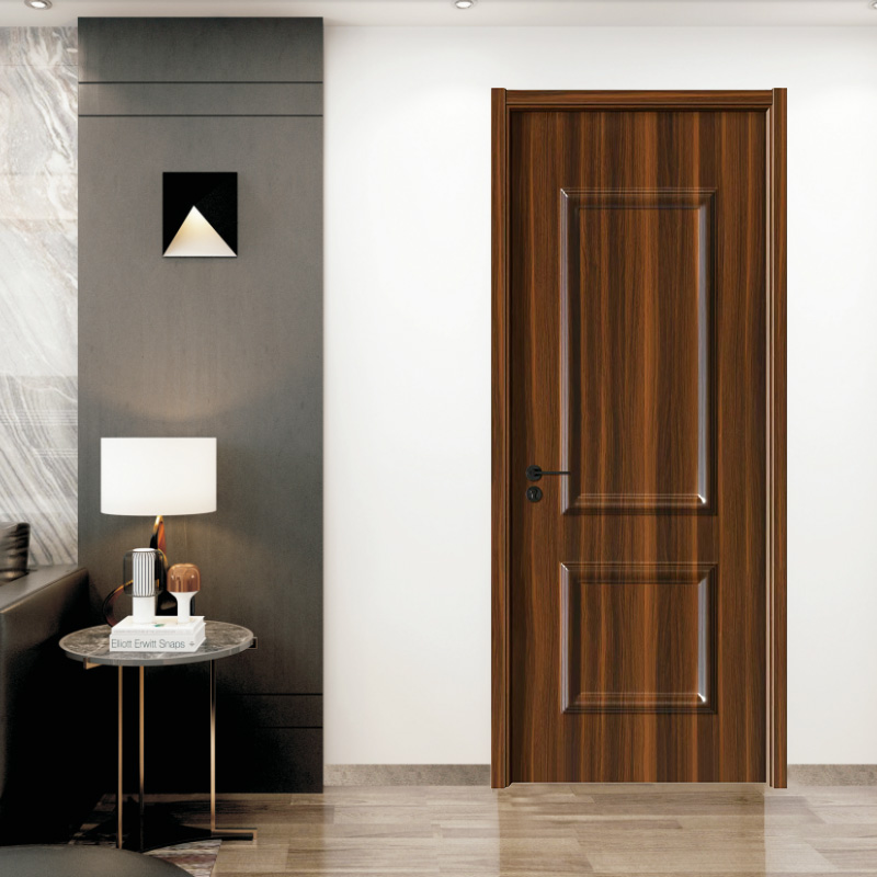 Simple Invisible Design Solid Wood Composite Silent Door