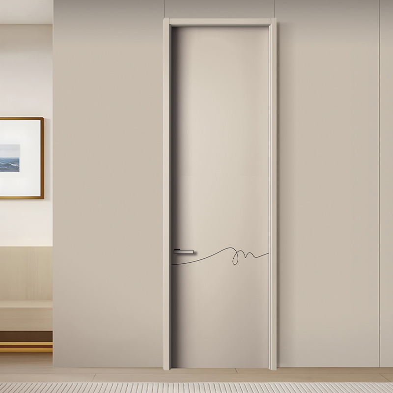 Panloob na Flat na Pintuang Panloob na may Star Gray na Mildew-Proof